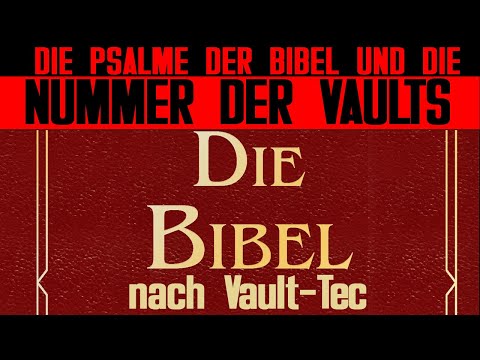 Die Bibel und die Vaults. Gibt es einen Zusammenhang? - Fallout Lore - Lorecore