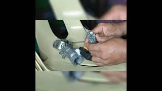 Ignition switch repair of SUZUKI vehicle with immobilizer (stuck-up key)