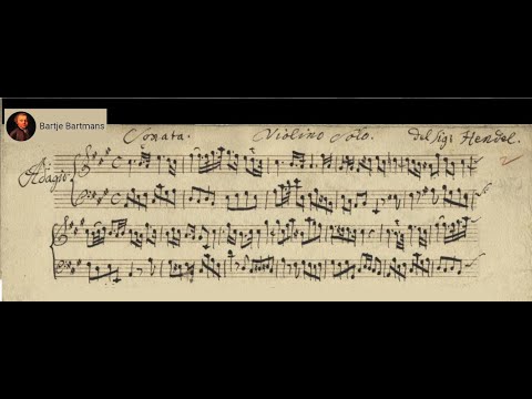 George Fr. Handel - Violin Sonata, Op. 1, No. 3, HWV 361 (1726)