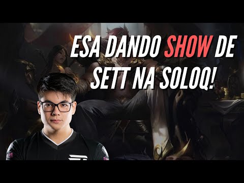 ESA ONIPRESENTE NO MAPA COM SEU SETT! O ESA JOGA DEMAIS!! - LOL REPLAYS