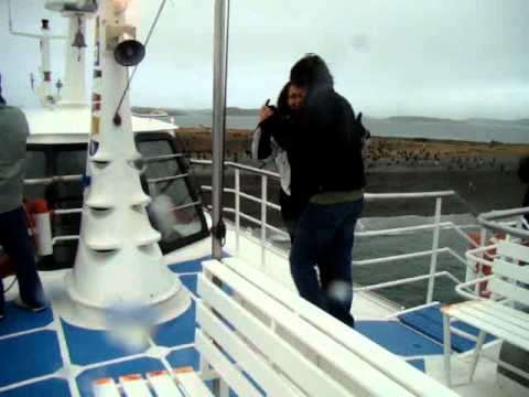 tango en la pingüinera ushuaia, Mariann y Martin