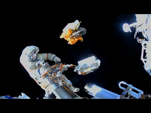 ISS: Auch Kosmonauten müssen gelegentlich den Müll rausbringen