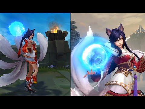 Ahri League of Legends VS Wild Rift Comparison