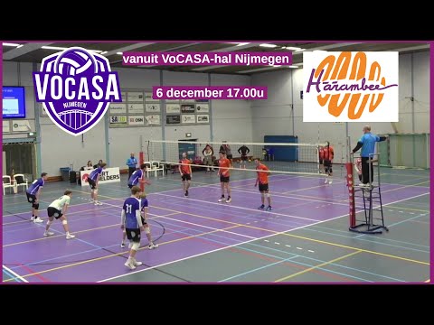 VoCASA HS 3 - Harambee HS 1 (6 dec 2025, 17.00u) Tweede Divisie Heren Volleybal