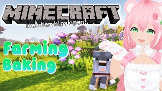 MINECRAFT Farming and Baking ‍🍰 Memberships Open!✦