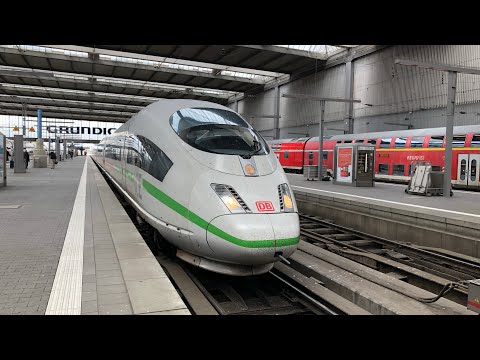 Mit 300 km/h mit dem ICE 3 von Nürnberg Hbf nach München Hbf