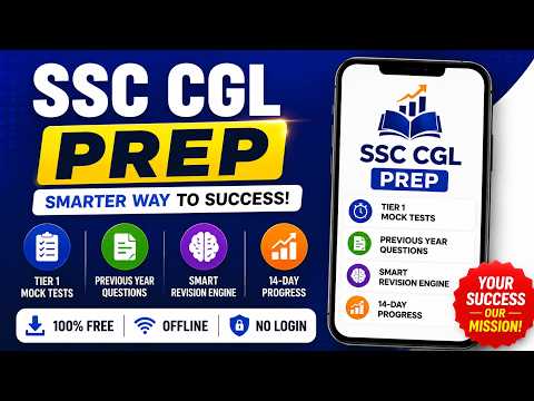SSC CGL Prep: Mock Test & PYQ video thumbnail