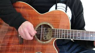 Video thumbnail for Takamine EF508KC by Dennis TM