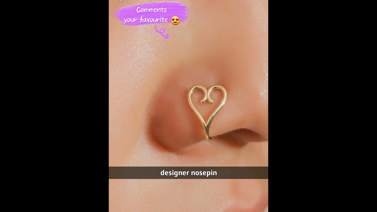 designer nosepin👃 nose cuff  #nosepincollection #nosepin #shorts #youtubeshorts #shortsfeed