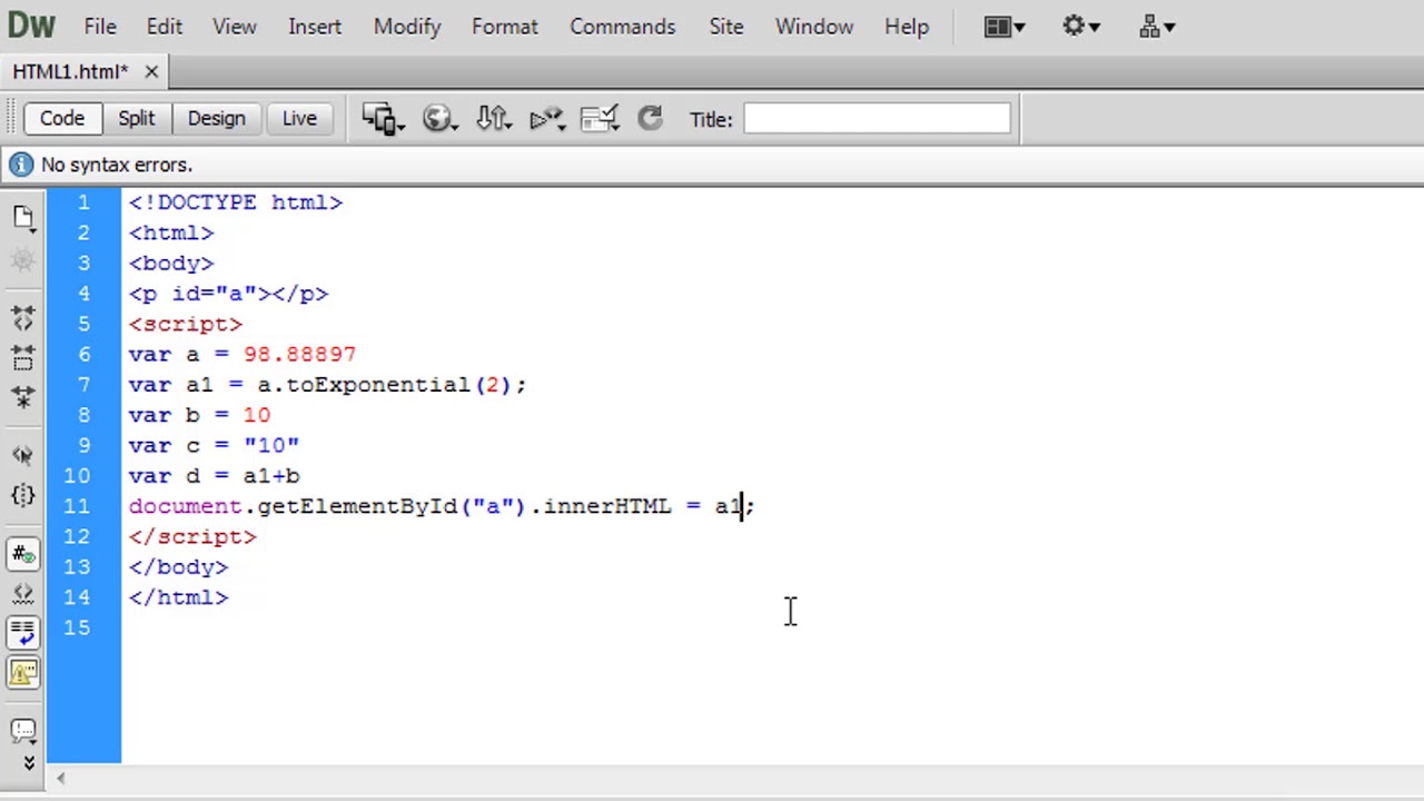 28 - JavaScript toExponential Method