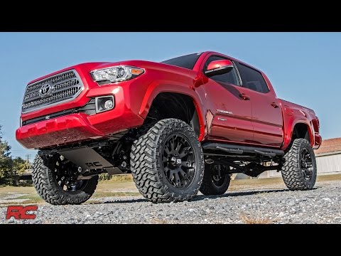 2017 Toyota Tacoma TRD Sport Rough Country Off-Road Edition (Red) Vehicle Profile