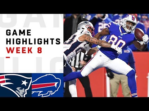 Patriots vs. Bills Week 8 Highlights | NFL 2018