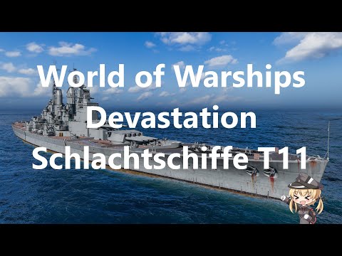 World of Warships Preview Devastation Schlachtschiff T11 German/Deutsch