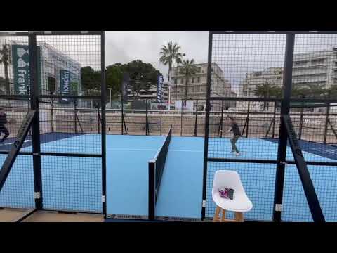 Padel sur la croisette à Cannes !