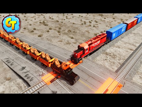Train Accidents Derailments ✅ Stupid Drivers (Special Video 3) ✅ BeamNG DRIVE