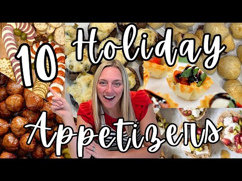 🎄10 Easy and Delicious Holiday Appetizers 🎄