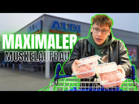 Mein Einkauf für optimalen Muskelaufbau! Bei Aldi...