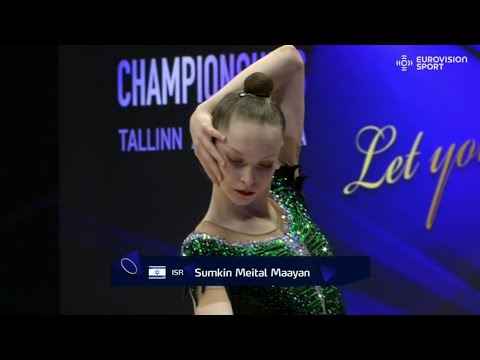 Meital Maayan SUMKIN (ISR) Hoop AA Final 16,25 - European Championship Tallinn 2025