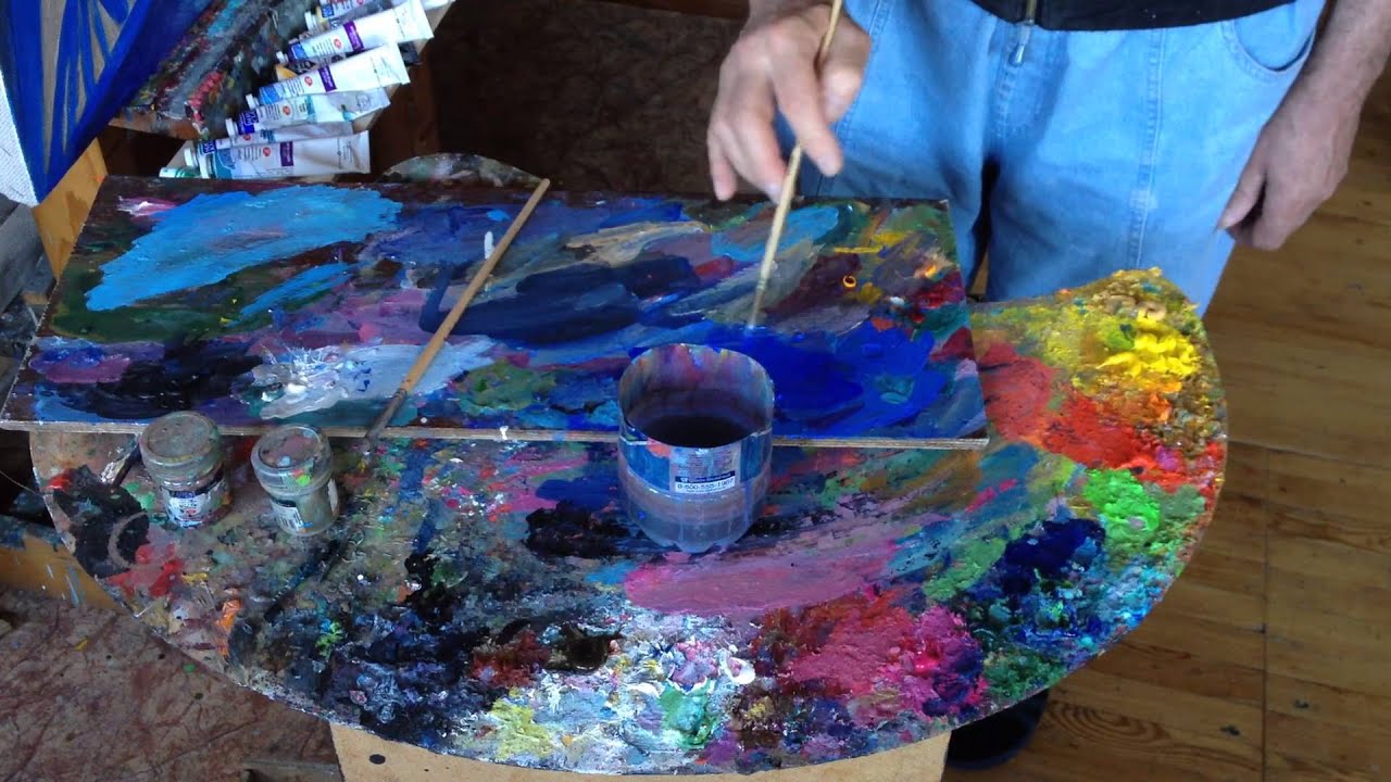 Art studio video tour