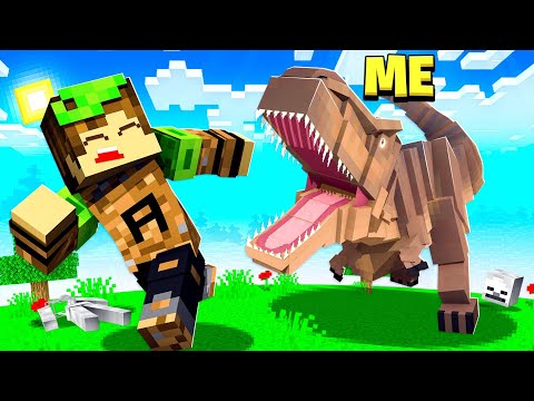 I Fooled My Friends as DINOSAURS in Minecraft