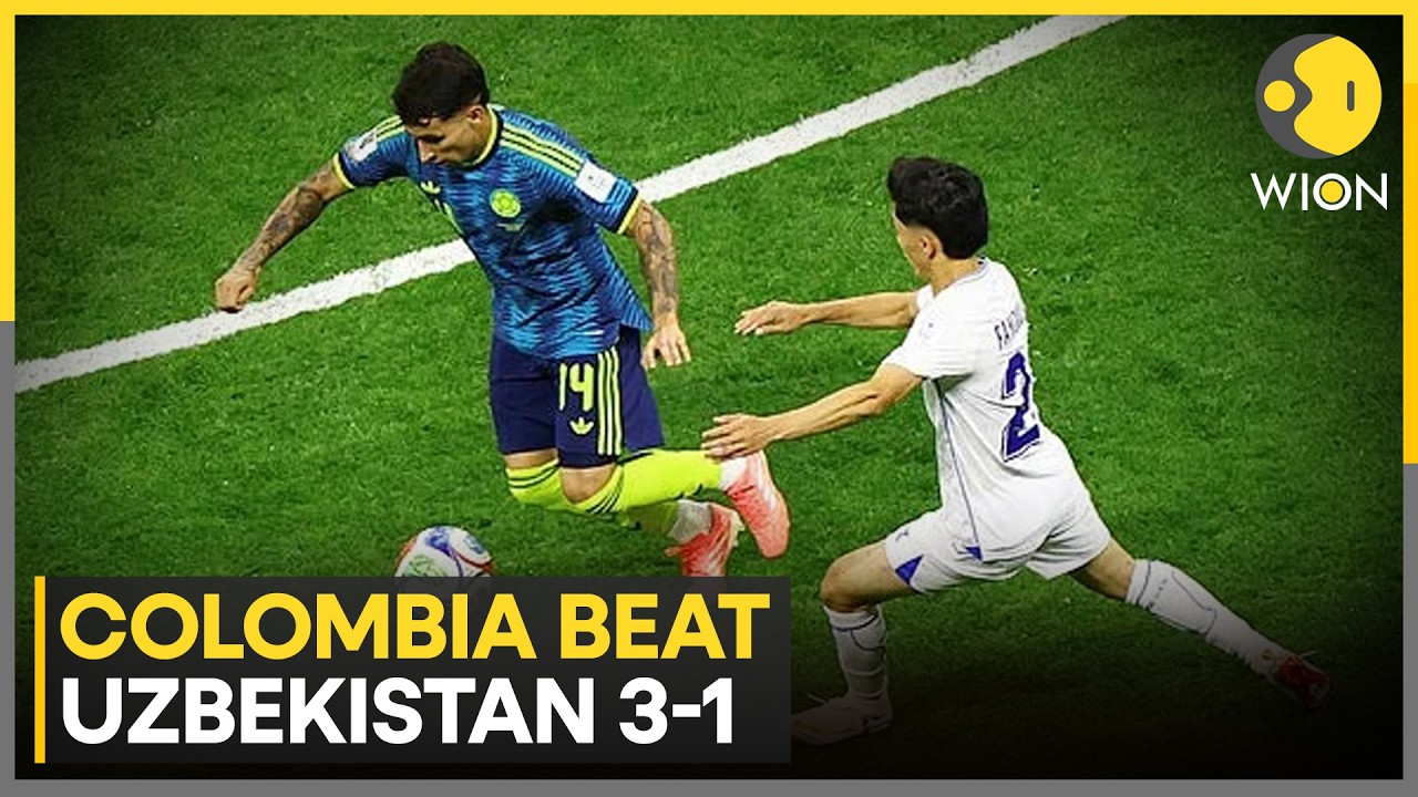 FIFA World Cup 2026: Colombia Beat Uzbekistan 3-1 In Dominant World Cup Display | WION News