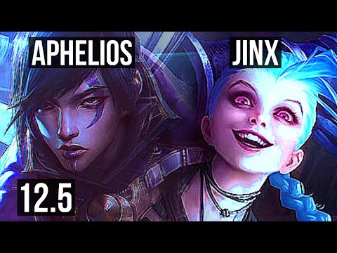 APHELIOS & Blitzcrank vs JINX & Nautilus (ADC) | Rank 2 Aphelios, Rank 8 | EUW Challenger | 12.5