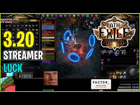 ⚡ POE 3.20 ⚡ spicysushi_poe - Streamer luck