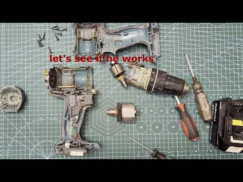 Makita Cordless Hammer Drill Restore - Makita DHP482 18V
