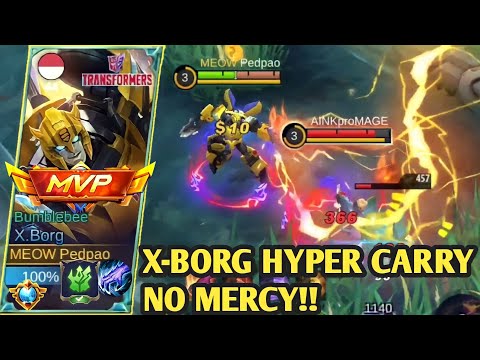 X-BORG HYPER CARRY BRUTAL GAMEPLAY‼️| BEST BUILD X-BORG 2023 | BUILD X-BORG 2023