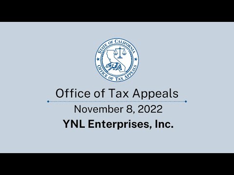 , title : 'Office of Tax Appeals November 8, 2022'