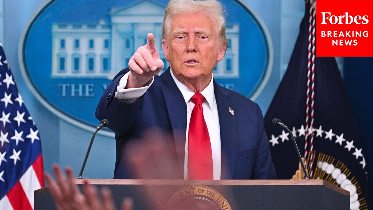 BREAKING NEWS: Trump Takes Questions From Reporters At Briefing After Plane-Helicopter Crash