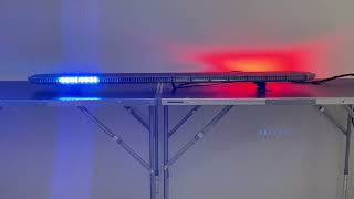 LED rampa 1080mm, oranžová+bílá, 12-30V, ECE R65