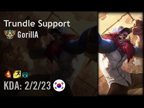 Trundle Support vs Janna - GorillA - KR Challenger Patch 6.9