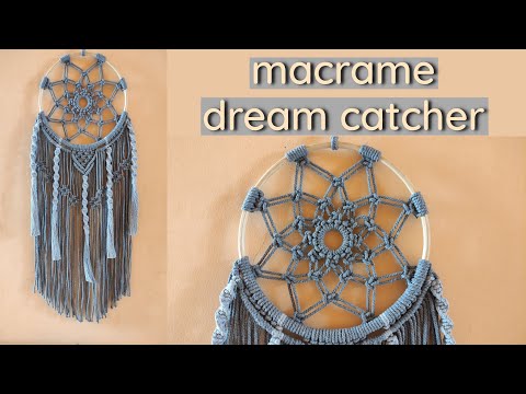 DIY einfach und einfach Macrame Dreamcatcher für Anfänger | Makramee-Tutorial