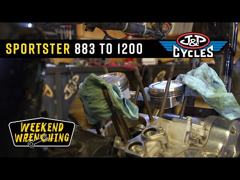 Sportster 883 -1200 Conversion : Weekend Wrenching