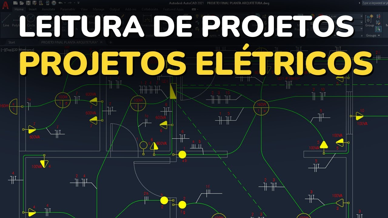 Leitura e interpretação de Projetos de Instalações Elétricas