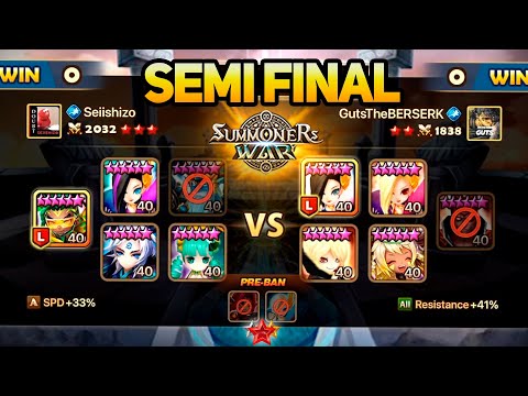 SEIISHIZO vs GutsTheBERSERK | SEMI FINAL | SWC2022 Europe Preliminary Day 2 (BO5) - Summoners War