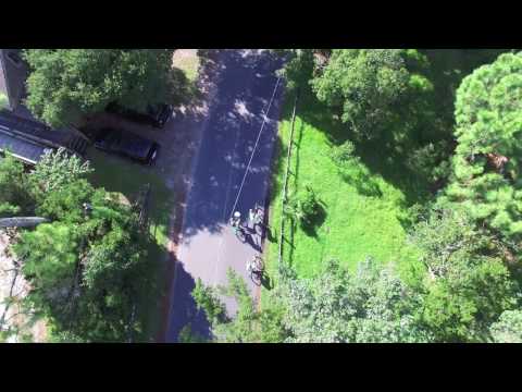 Drone footage of fun waves at Ocracoke