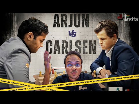 When Arjun Erigaisi made Magnus Carlsen wait | World Rapid Teams 2024