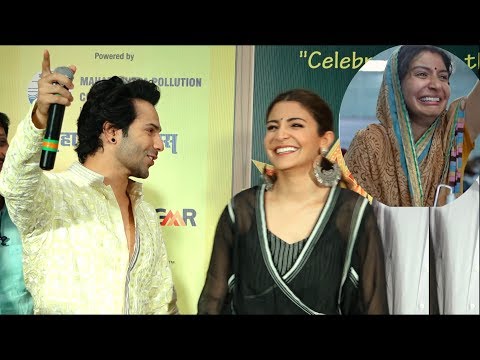 Anushka shrma and varun dhawan Making Fun During sui dhaga  Promotion