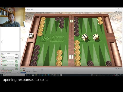 Backgammon - Opening responses to splits