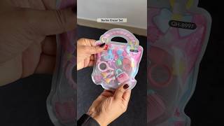 Cutest Barbie Accessories Eraser Set 💖✨#barbie #eraser #stationery #stationary #kawaii #cute #pink