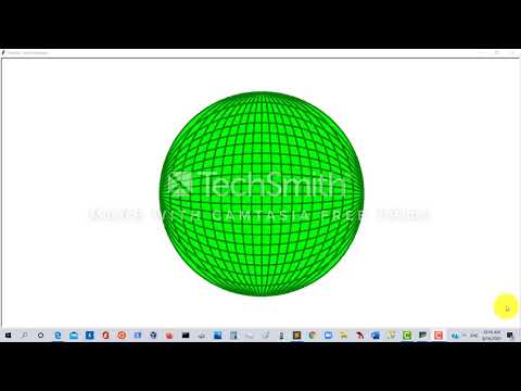 Code this sphere with latitudes and longitues in less than 30 lines! Python Fun With Shapes S1 E13