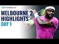 Moutet Ousts Tiafoe; Cilic and Gasquet Beaten | Melbourne 2 2021 Highlights Day 1