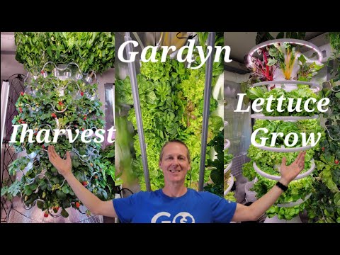 Gardyn vs. Iharvest vs. Lettuce Grow Farmstand - Which Grows the best Plants?