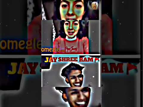 Muslim girl said "Jai Shri Ram" 😏 #shorts #shortvideo #omegle #youtubeshorts #chatrapati #ram