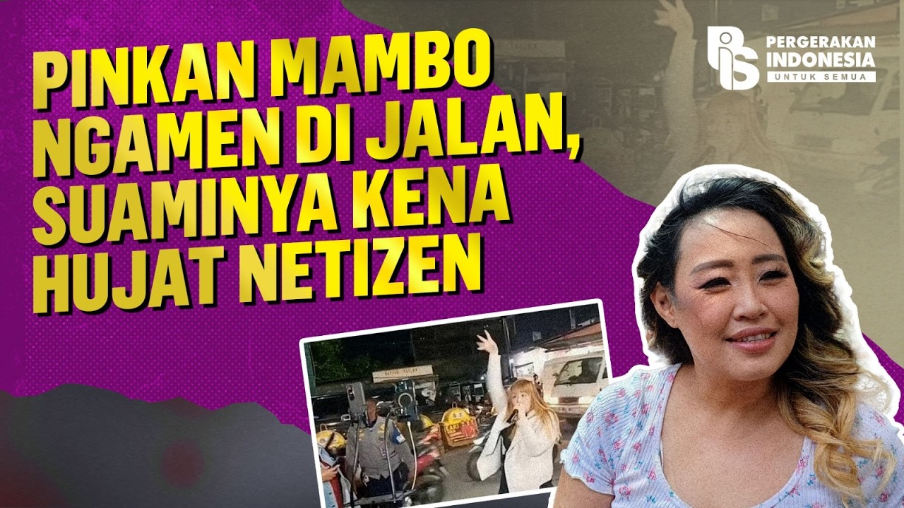 PINKAN MAMBO SINGS ON THE STREET, HER HUSBAND IS HARASSED BY NETIZENS
