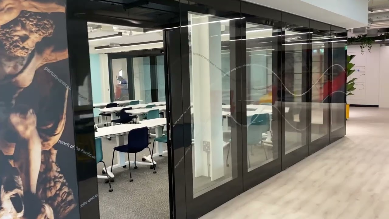 Glazed Acoustic Sliding Door – MG900 System