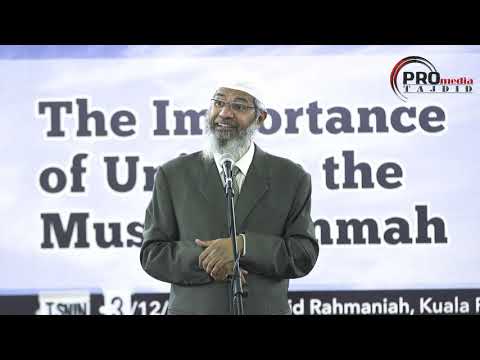 Dr Zakir Naik:  Qur'anist Hadith rejectors are not Muslim  - speakers corner