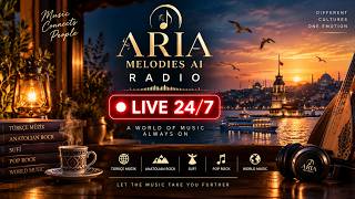 ARIA MELODIES AI RADIO 🔴 LIVE 24/7 | Türkçe Müzik • Anatolian Rock • S